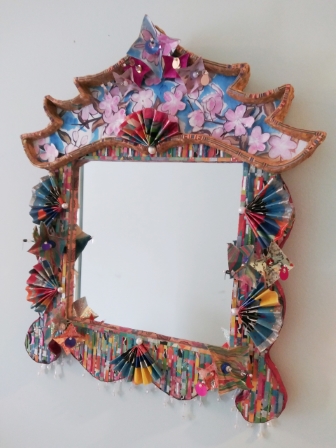 Oriental Style Mirror